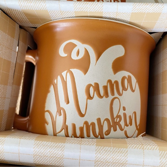 Mama & Baby Pumpkin Large and Small Mugs Set - Picture 2 of 4